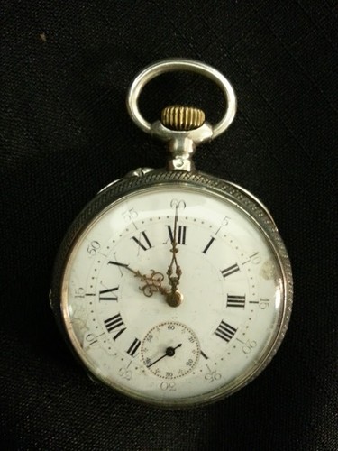 Montre gousset argent - en,